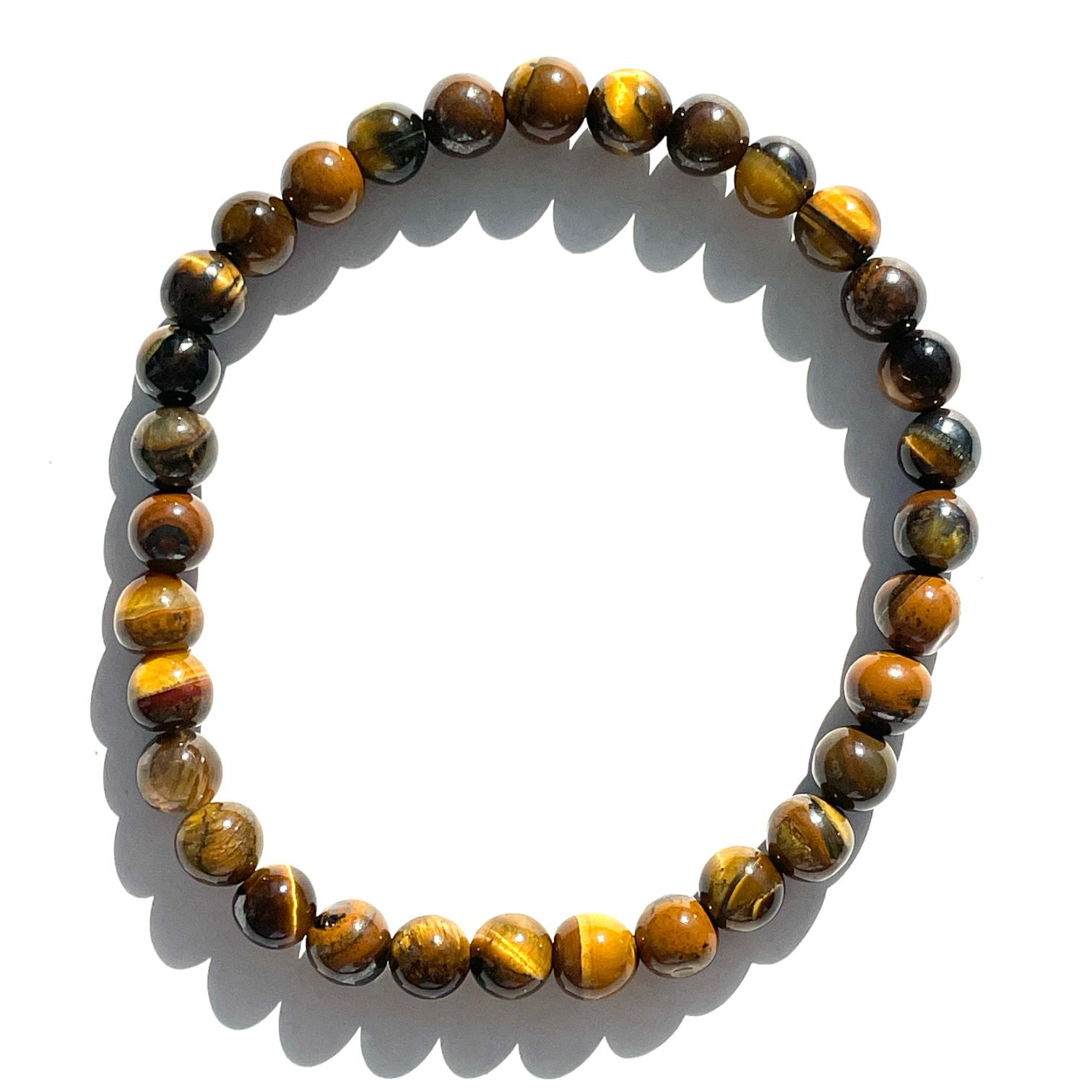 Tigers Eye Beads Bracelet 6mm Tigers Eye Beads Bracelet 6mm